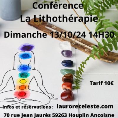 Conference La Lithothérapie énergétique 13/10/24 à 14h30