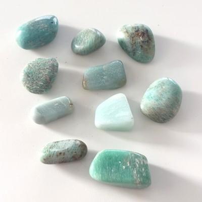 AMAZONITE LOT 10 PIERRES