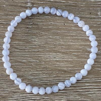 CALCEDOINE BRACELET 4 MM