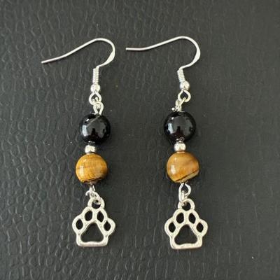 ANIMAL TOTEM CHAT BOUCLES D OREILLE