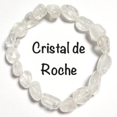 CRISTAL DE ROCHE BRACELET PIERRES