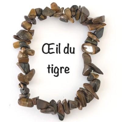 OEIL DU TIGRE BRACELET BAROQUE