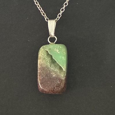 OPALE VERTE PENDENTIF 4