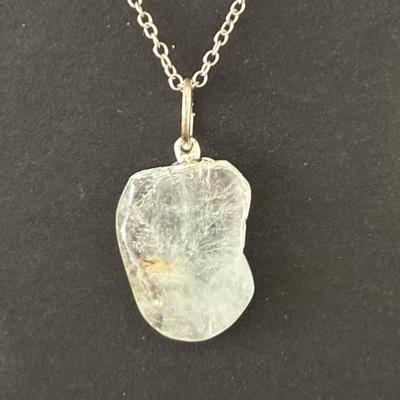 TOPAZE BLEUE PENDENTIF 2