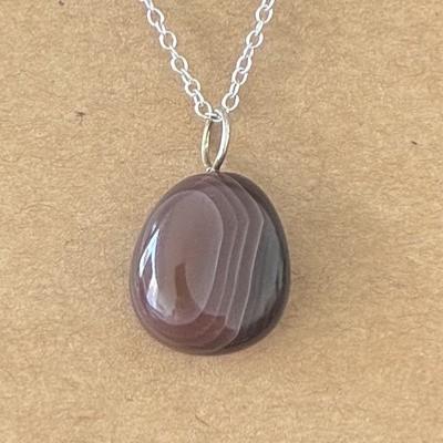 AGATE DE BOTSWANA PENDENTIF 3