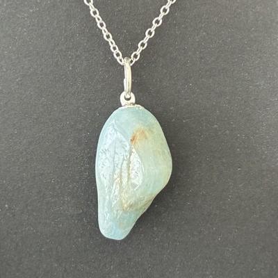 AIGUE MARINE PENDENTIF 2