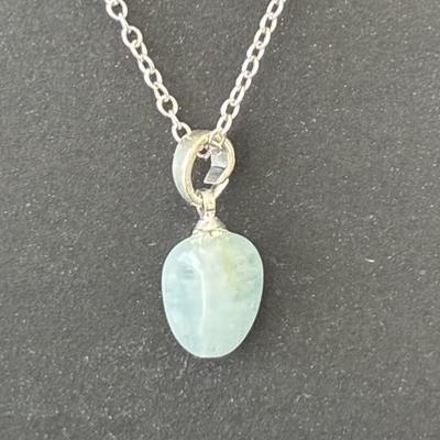 AIGUE MARINE PENDENTIF