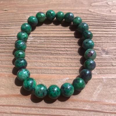 EPIDOTE RUBIS ZOISITE BRACELET