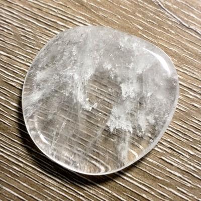 CRISTAL DE ROCHE QUARTZ PIERRE PLATE