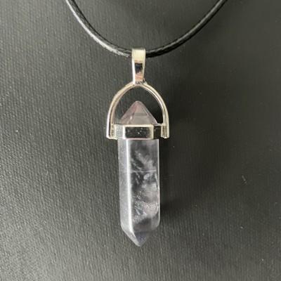 FLUORINE FLUORITE PENDENTIF