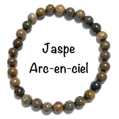 Jaspe Arc en ciel : Pierre naturelle en Lithoth�rapie par Aurore M�dium - L' Aurore C�leste