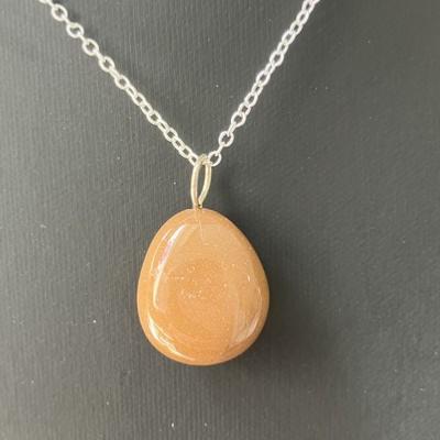 JASPE MOOKAITE PENDENTIF