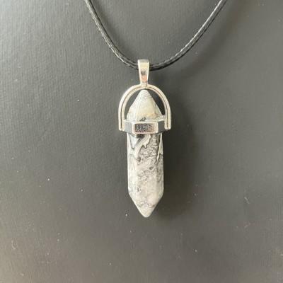JASPE VEINE PENDENTIF