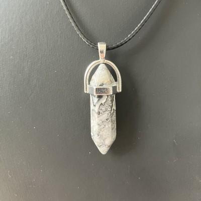 JASPE VEINE PENDENTIF