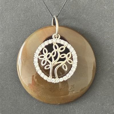 AGATE DE BOTSWANA PENDENTIF