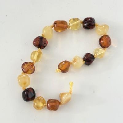 AMBRE FIL DE PERLES IRREGULIERES