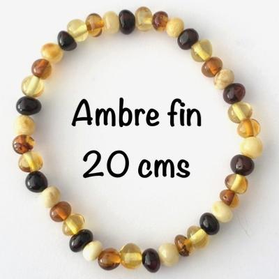AMBRE BRACELET ADULTE XL 20 CMS