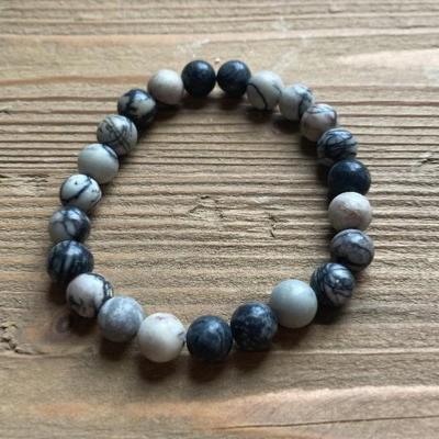 JASPE NOIR VEINE BRACELET 