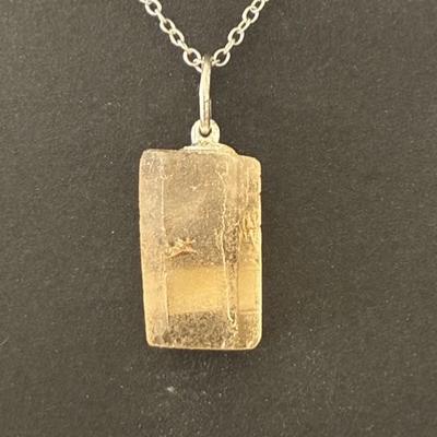 CITRINE NATURELLE PENDENTIF 2