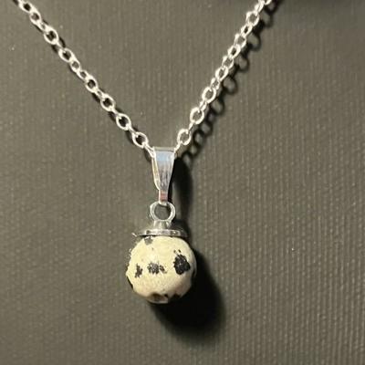 JASPE DALMATIEN PENDENTIF