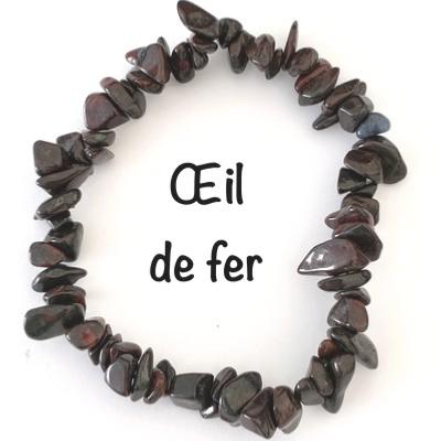OEIL DE FER BRACELET BAROQUE