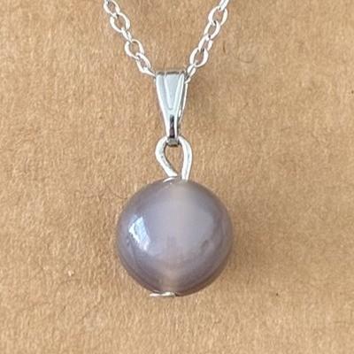 AGATE DE BOTSWANA PENDENTIF 7