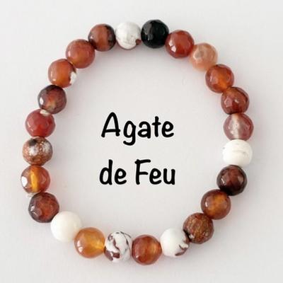 AGATE DE FEU BRACELET