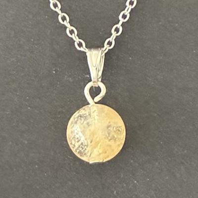 CITRINE CHAUFFEE PENDENTIF