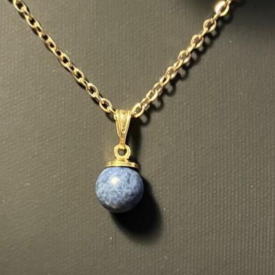 DUMORTIERITE PENDENTIF OR