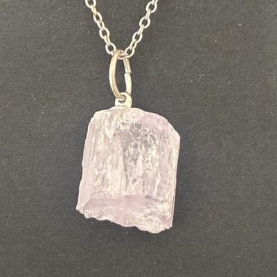 KUNZITE PENDENTIF BRUT 1
