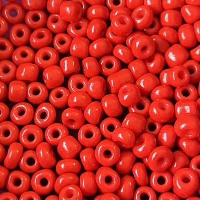 PERLES COULEUR ROUGE 3 MM
