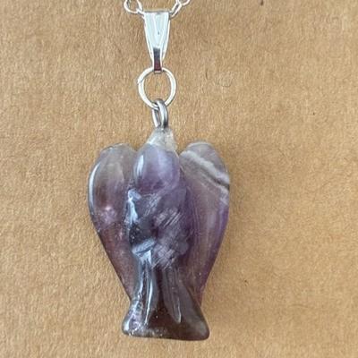 AMETHYSTE ANGE PENDENTIF
