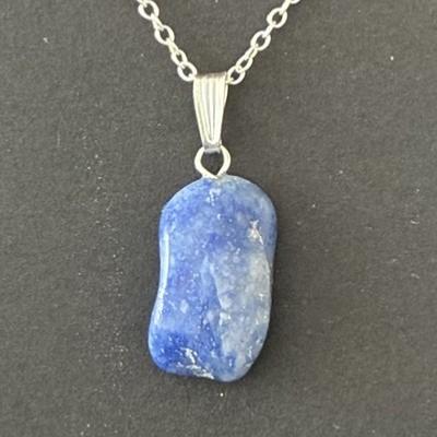 AVENTURINE QUARTZ BLEU PENDENTIF 7