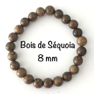 BOIS DE SEQUOIA BRACELET 8 MM