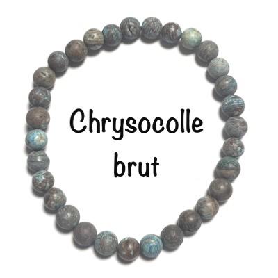 CHRYSOCOLLE BRACELET BRUT