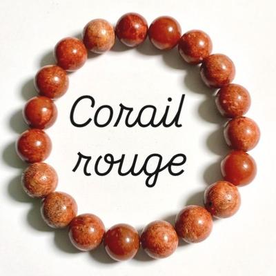 CORAIL ROUGE BRACELET 10 MM