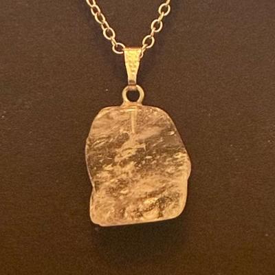 CRISTAL DE ROCHE QUARTZ PENDENTIF 7