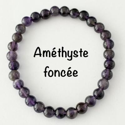 AMETHYSTE FONCEE BRACELET