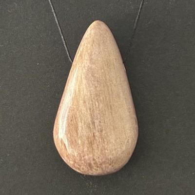 BOIS FOSSILE PETRIFIE PENDENTIF 2