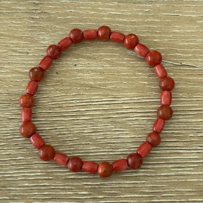 CORAIL ROUGE BRACELET 6 MM