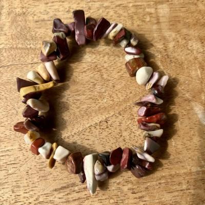 JASPE MOOKAITE BRACELET BAROQUE