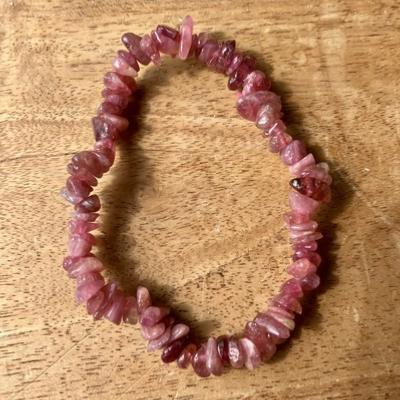 TOURMALINE ROSE BRACELET BAROQUE