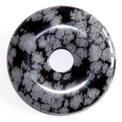 OBSIDIENNE NEIGE PENDENTIF