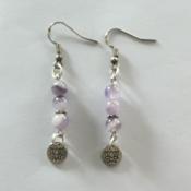 AMETHYSTE BOUCLES D OREILLE
