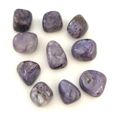 LOT DE 10 PIERRES CHAROITE EXTRA