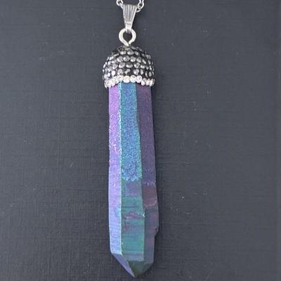 CRISTAL TITANE PENDENTIF