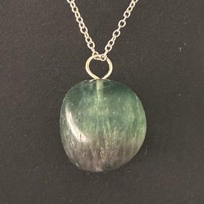 FLUORINE FLUORITE PENDENTIF 10