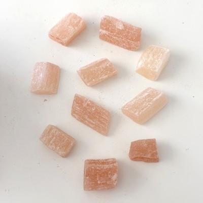 SELENITE ORANGE LOT 10 PIERRES BRUTES