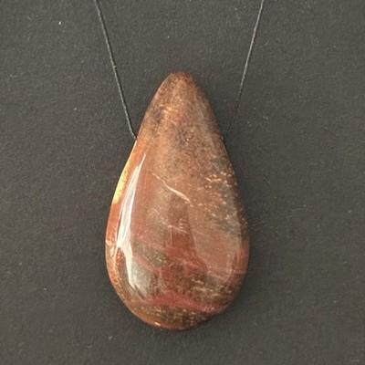 BOIS FOSSILE PETRIFIE PENDENTIF 5