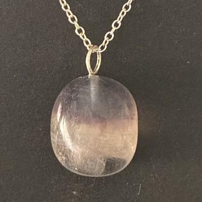 FLUORINE FLUORITE PENDENTIF 15